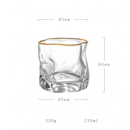 Glass Cups Set 6 Pieces
